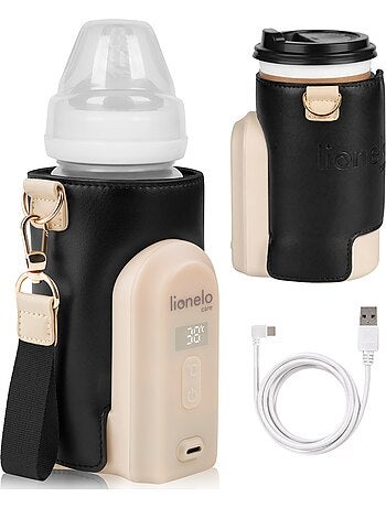 LIONELO Thermup Go Evo Draadloze Flessenwarmer - 9 uur - Voor Flessen ⌀5-8 cm