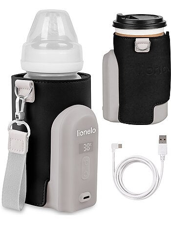 LIONELO Thermup Go Evo Draadloze Flessenwarmer - 9 uur - Voor Flessen ⌀5-8 cm