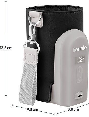 LIONELO Thermup Go Evo Draadloze Flessenwarmer - 9 uur - Voor Flessen ⌀5-8 cm