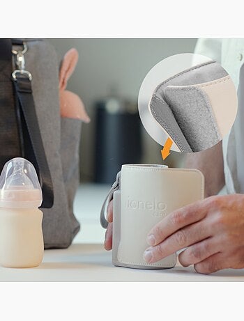 LIONELO Thermup Go Plus Draagbare Flessenwarmer - BPA-vrij - 38-50°C - Accu tot 8u