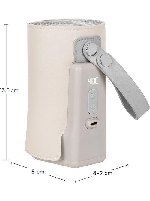 LIONELO Thermup Go Plus Draagbare Flessenwarmer - BPA-vrij - 38-50°C - Accu tot 8u - Kiabi LIONELO Thermup Go Plus Draagbare Flessenwarmer - BPA-vrij - 38-50°C - Accu tot 8u - Kiabi