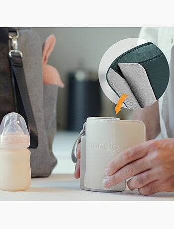 LIONELO Thermup Go Plus Draagbare Flessenwarmer - BPA-vrij - 38-50°C - Accu tot 8u