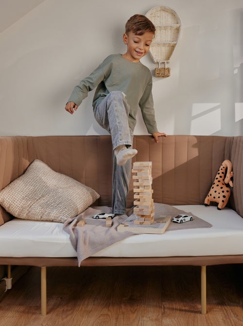 LIONELO Thomi Plus 5-in-1 bed – Co-sleeper – Wieg – Box – Slaapbank – Tot 100 kg - Kiabi LIONELO Thomi Plus 5-in-1 bed – Co-sleeper – Wieg – Box – Slaapbank – Tot 100 kg - Kiabi