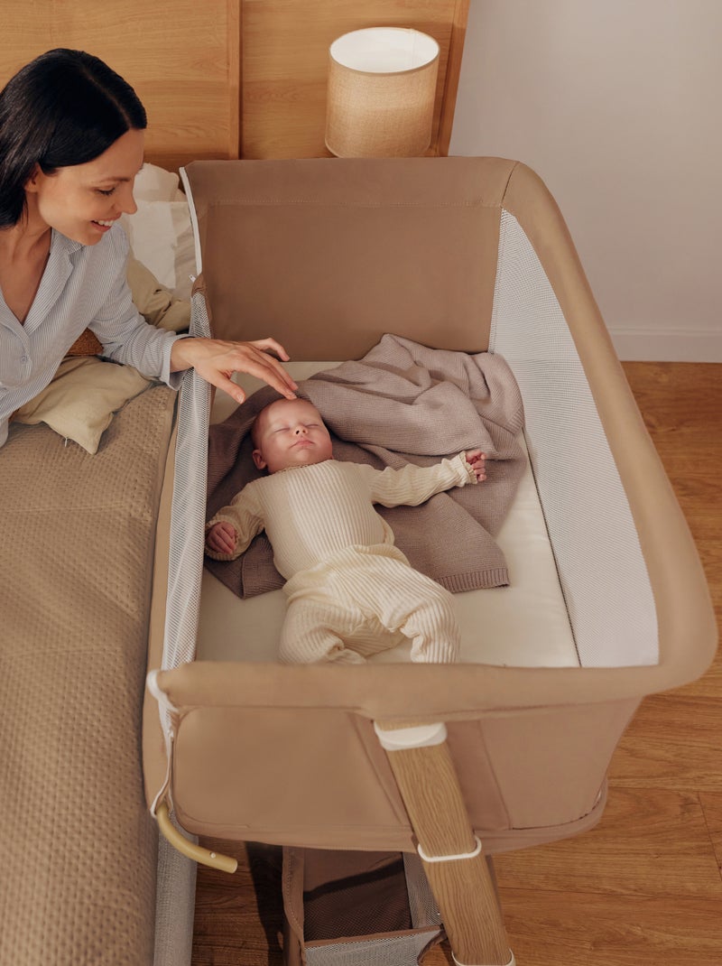 LIONELO Thomi Plus 5-in-1 bed – Co-sleeper – Wieg – Box – Slaapbank – Tot 100 kg Grijs - Kiabi