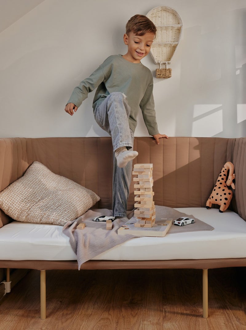 LIONELO Thomi Plus 5-in-1 bed – Co-sleeper – Wieg – Box – Slaapbank – Tot 100 kg Zandbeige - Kiabi
