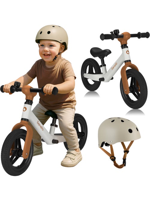LIONELO Toni Loopfiets met helm – Vanaf 18 maanden – Kinderfiets – Lichtgewicht - Kiabi LIONELO Toni Loopfiets met helm – Vanaf 18 maanden – Kinderfiets – Lichtgewicht - Kiabi