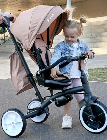 LIONELO Tris Plus kinderwagen & driewieler - Tot 25 kg - Omkeerbare zitting - Accessoires