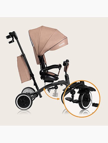 LIONELO Tris Plus kinderwagen & driewieler - Tot 25 kg - Omkeerbare zitting - Accessoires