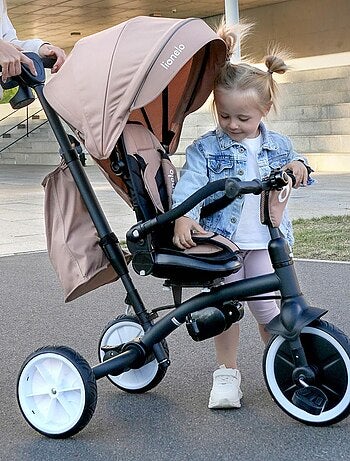 LIONELO Tris Plus kinderwagen & driewieler - Tot 25 kg - Omkeerbare zitting - Accessoires
