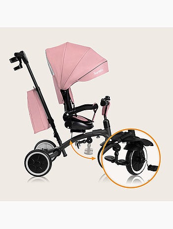 LIONELO Tris Plus kinderwagen & driewieler - Tot 25 kg - Omkeerbare zitting - Accessoires