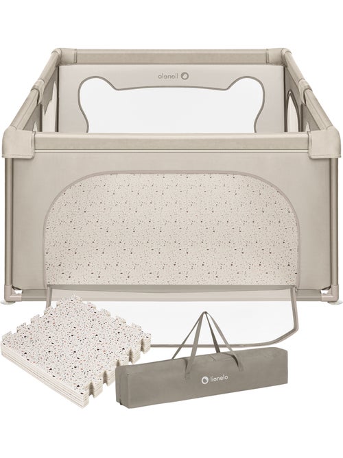 LIONELO Willow-box met mat - 187 x 127 cm - Goede isolatie tegen de vloer - Dubbelzijdige mat - Kiabi