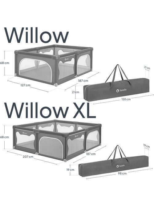 LIONELO Willow Grondbox - Ruim Formaat - Gaas Wanden - Veiligheidsnet - Kiabi LIONELO Willow Grondbox - Ruim Formaat - Gaas Wanden - Veiligheidsnet - Kiabi