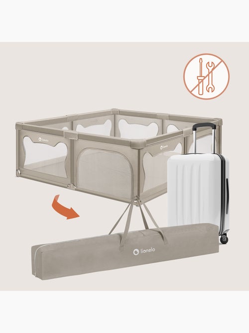 LIONELO Willow Grondbox - Ruim Formaat - Gaas Wanden - Veiligheidsnet - Kiabi LIONELO Willow Grondbox - Ruim Formaat - Gaas Wanden - Veiligheidsnet - Kiabi
