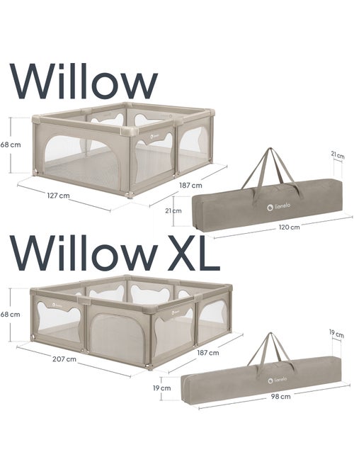 LIONELO Willow Grondbox - Ruim Formaat - Gaas Wanden - Veiligheidsnet - Kiabi LIONELO Willow Grondbox - Ruim Formaat - Gaas Wanden - Veiligheidsnet - Kiabi