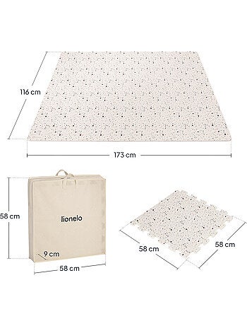 LIONELO Yoka Puzzelmat Baby - Speelmat - 173x116 cm - Dikte 1.5 cm - Antislip