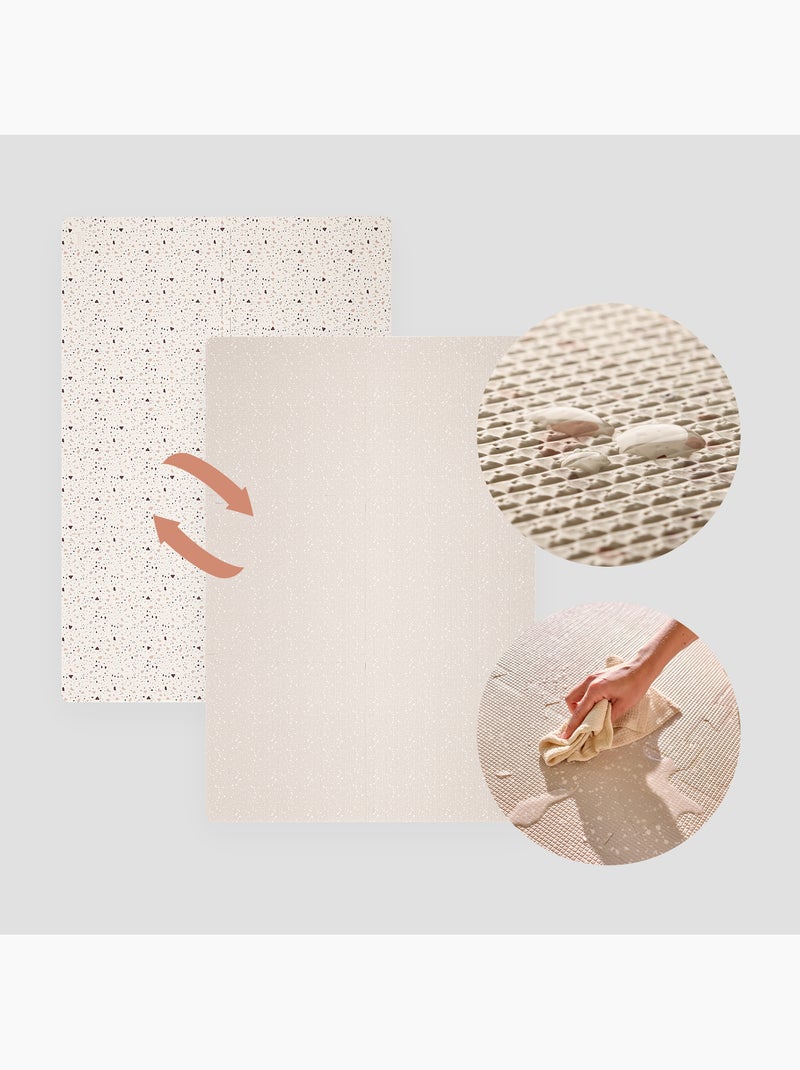 LIONELO Yoka Puzzelmat Baby - Speelmat - 173x116 cm - Dikte 1.5 cm - Antislip Beige - Kiabi