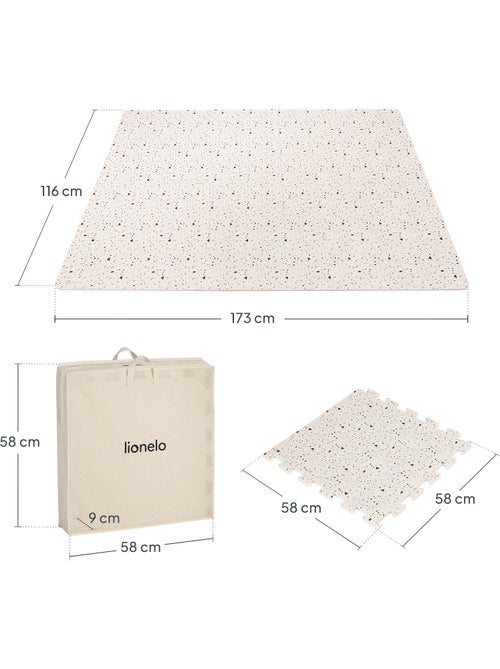 LIONELO Yoka Puzzelmat Baby - Speelmat - 173x116 cm - Dikte 1.5 cm - Antislip - Kiabi LIONELO Yoka Puzzelmat Baby - Speelmat - 173x116 cm - Dikte 1.5 cm - Antislip - Kiabi