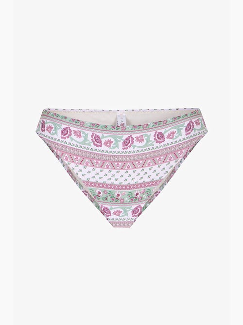 Liriane bikinibroekje met bloemenprint en middelhoge taille penti - Kiabi Liriane bikinibroekje met bloemenprint en middelhoge taille penti - Kiabi