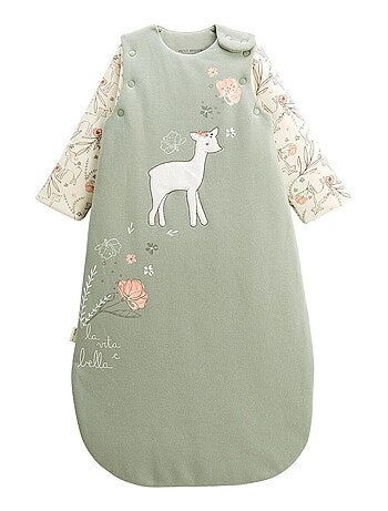 Lison fleece winterslaapzak met afneembare mouwen