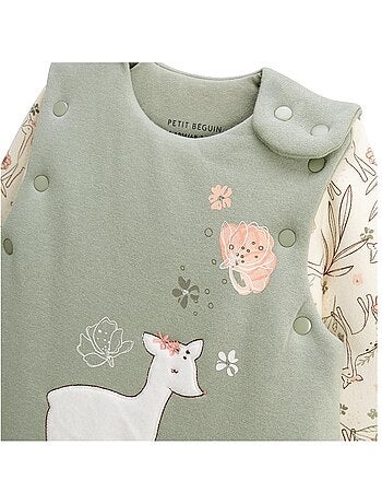 Lison fleece winterslaapzak met afneembare mouwen