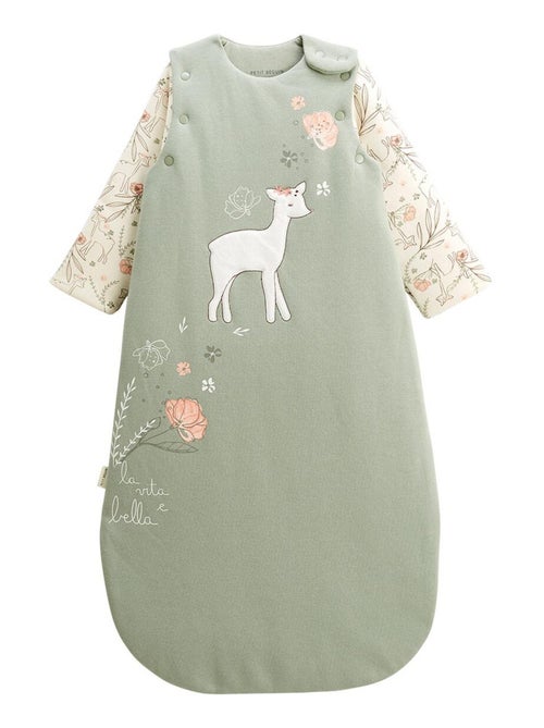 Lison fleece winterslaapzak met afneembare mouwen - Kiabi
