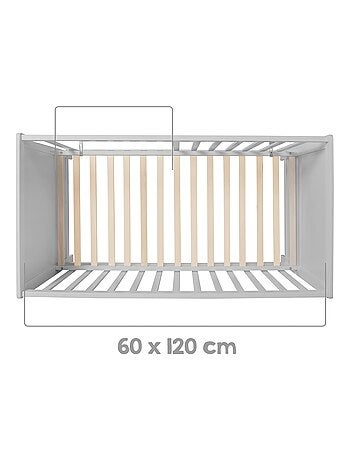 Lit bébé 2en1 lit cododo convertible en lit indépendant ROBA