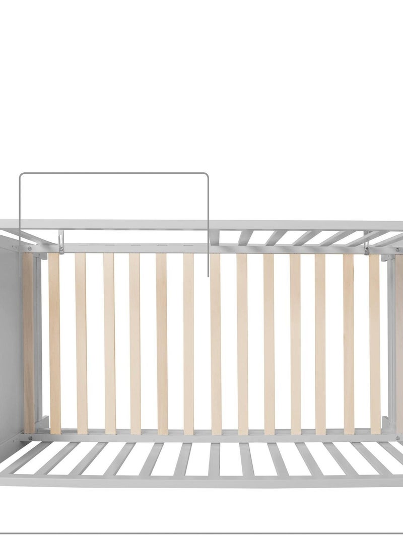 Lit bébé 2en1 lit cododo convertible en lit indépendant ROBA Gris - Kiabi