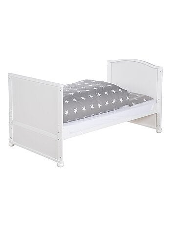 Lit bébé 70 x 140 cm évolutif avec literie complète 'little stars' roba