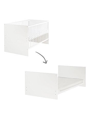Lit bébé 70 x 140 cm évolutif et convertible en lit enfant 'anton' roba