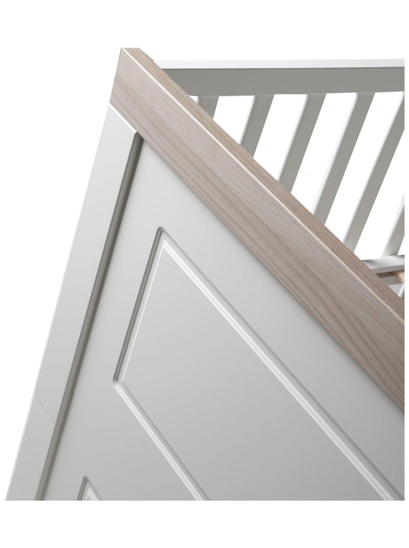 Lit bébé 70 x 140 transformable en lit junior 'Felicia' ROBA Blanc - Kiabi