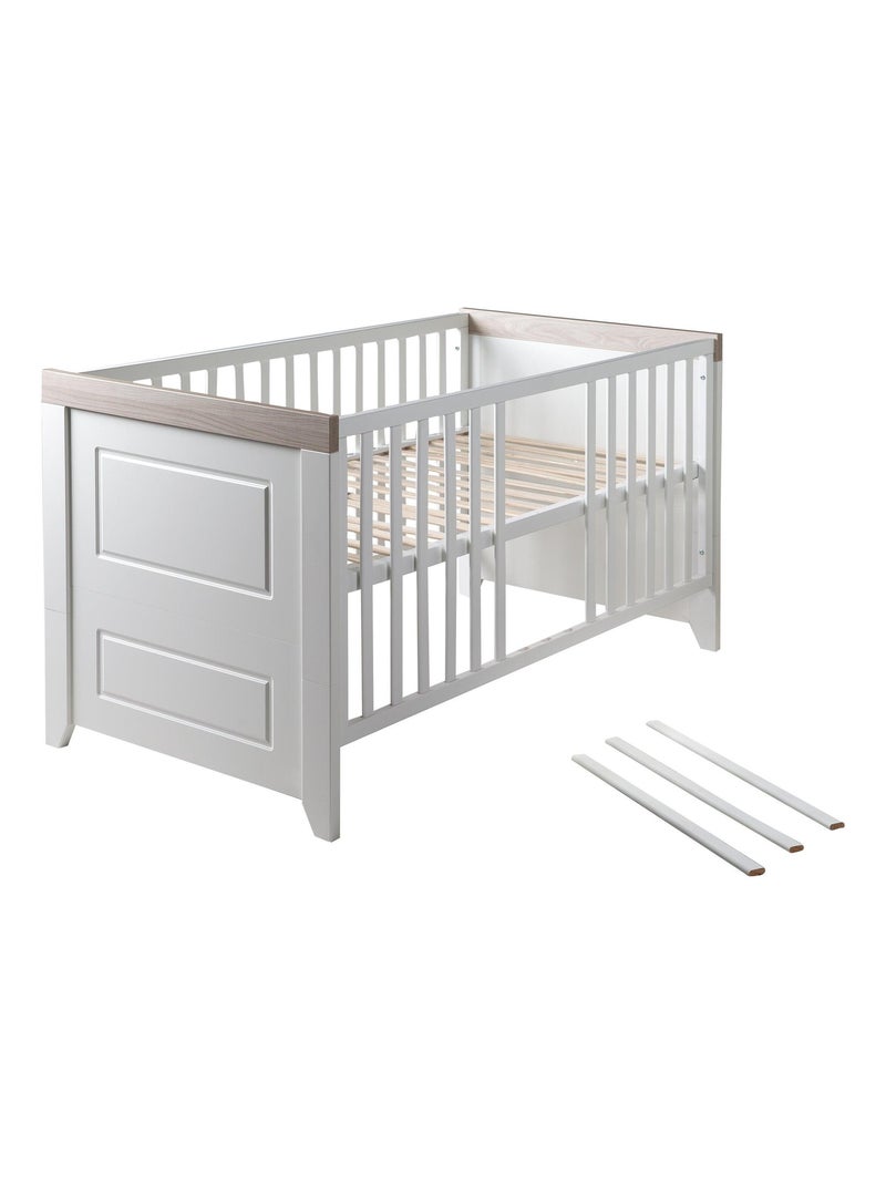 Lit bébé 70 x 140 transformable en lit junior 'Felicia' ROBA Blanc - Kiabi