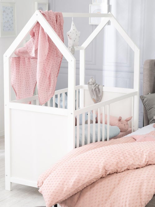 Lit bébé cabane 60 x 120 en bois fsc convertible en cododo et canapé roba - Kiabi Lit bébé cabane 60 x 120 en bois fsc convertible en cododo et canapé roba - Kiabi