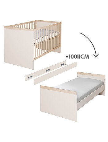Lit bébé combiné minimaliste 70 × 140 cm Elva Roba
