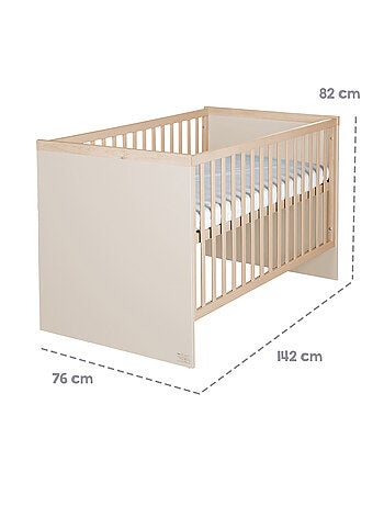 Lit bébé combiné minimaliste 70 × 140 cm Elva Roba