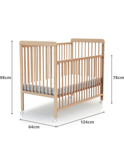 Lit bébé coulissant en bois livo - Kiabi Lit bébé coulissant en bois livo - Kiabi