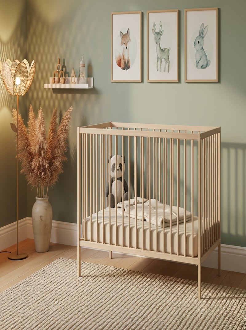 Lit bébé en bois one Marron noisette - Kiabi