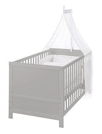 Lit bébé évolutif 70 x 140 avec literie 'sternenzauber' roba