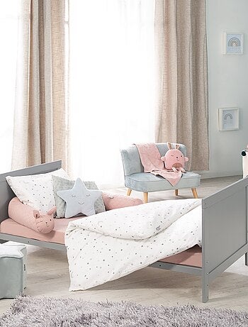 Lit bébé évolutif 70 x 140 avec literie 'sternenzauber' roba