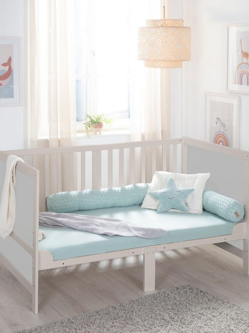Lit bébé évolutif 70 x 140 convertible en lit enfant 'easy sleep' roba Gris clair - Kiabi
