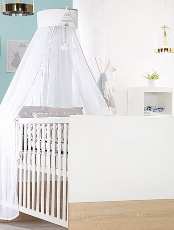 Lit bébé évolutif 70 x 140 convertible en lit junior 'gabriella' roba
