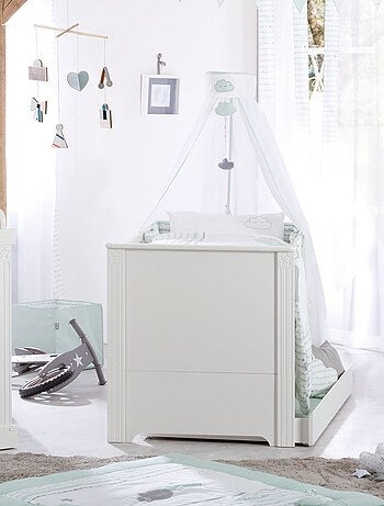 Lit bébé évolutif 70 x 140 convertible en lit junior 'maxi' roba