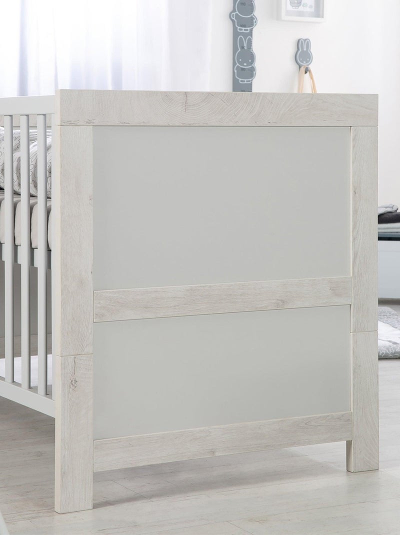 Lit bébé évolutif 70 x 140 convertible en lit junior 'Mila' ROBA Gris clair - Kiabi