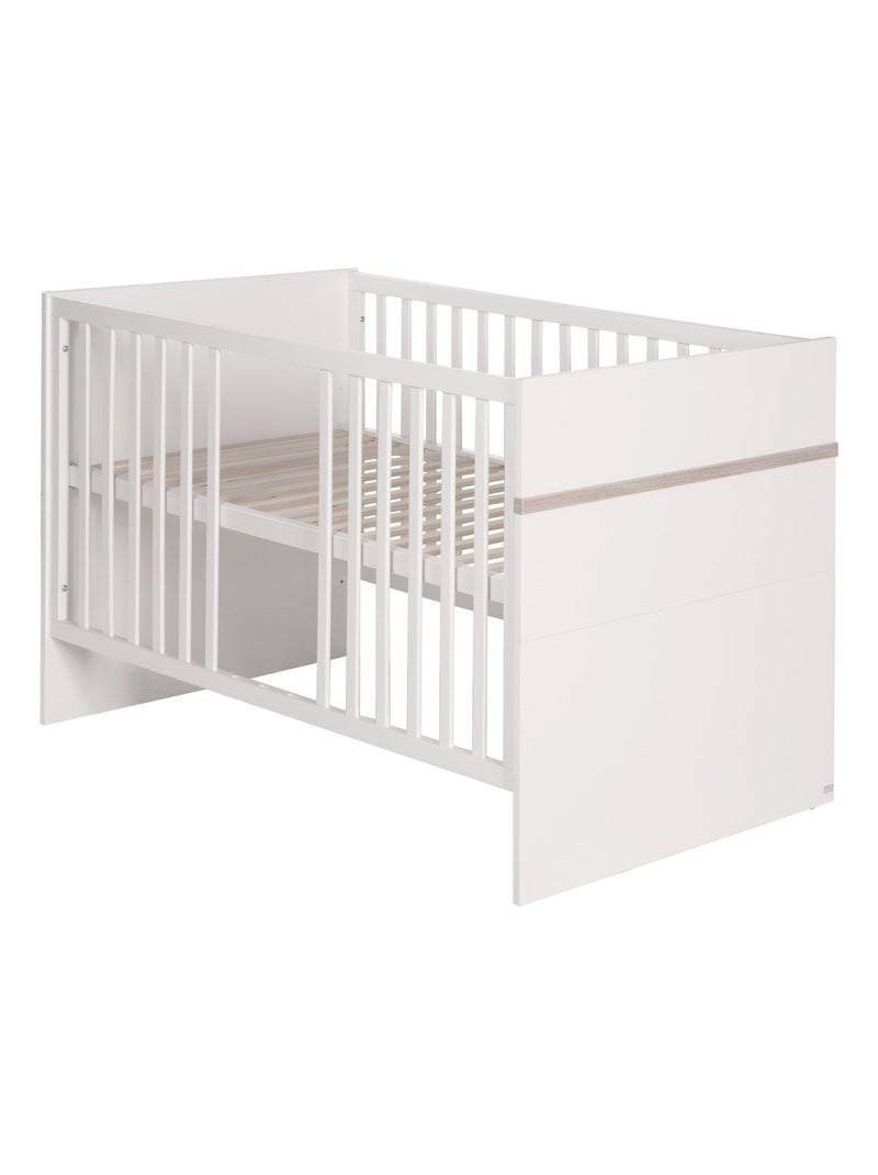 Lit bébé évolutif 70 x 140 convertible en lit junior 'moritz' roba Blanc - Kiabi