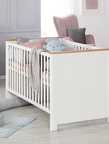 Lit bébé évolutif 70 x 140 transformable en lit junior 'Ava' ROBA