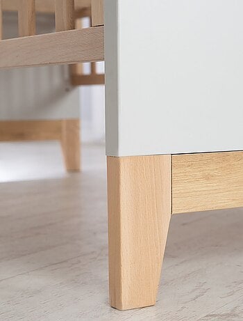 Lit bébé évolutif 70 x 140 transformable en lit junior 'Caro' ROBA