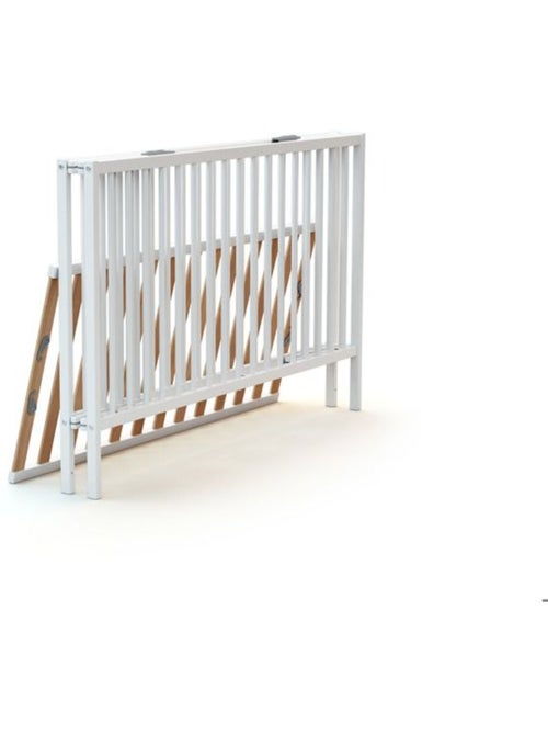 Lit bébé pliant - 60 x 120 cm - webaby - flex - blanc - Kiabi Lit bébé pliant - 60 x 120 cm - webaby - flex - blanc - Kiabi