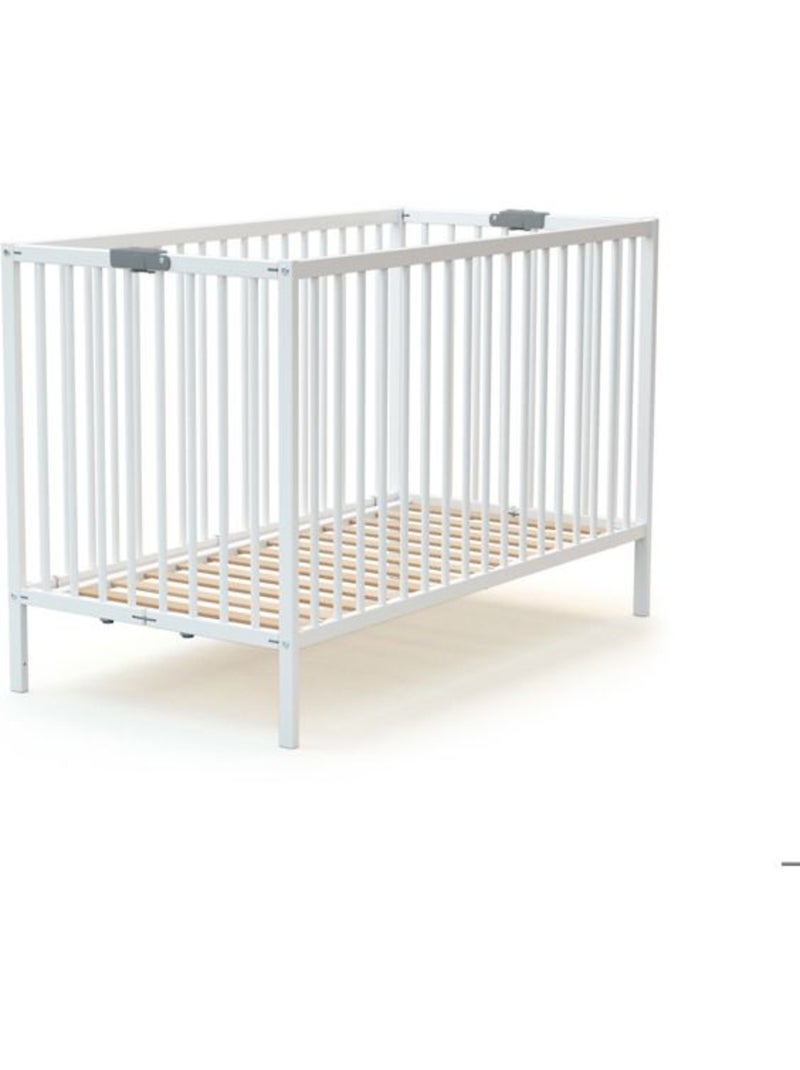 Lit bébé pliant - 60 x 120 cm - webaby - flex - blanc Blanc - Kiabi