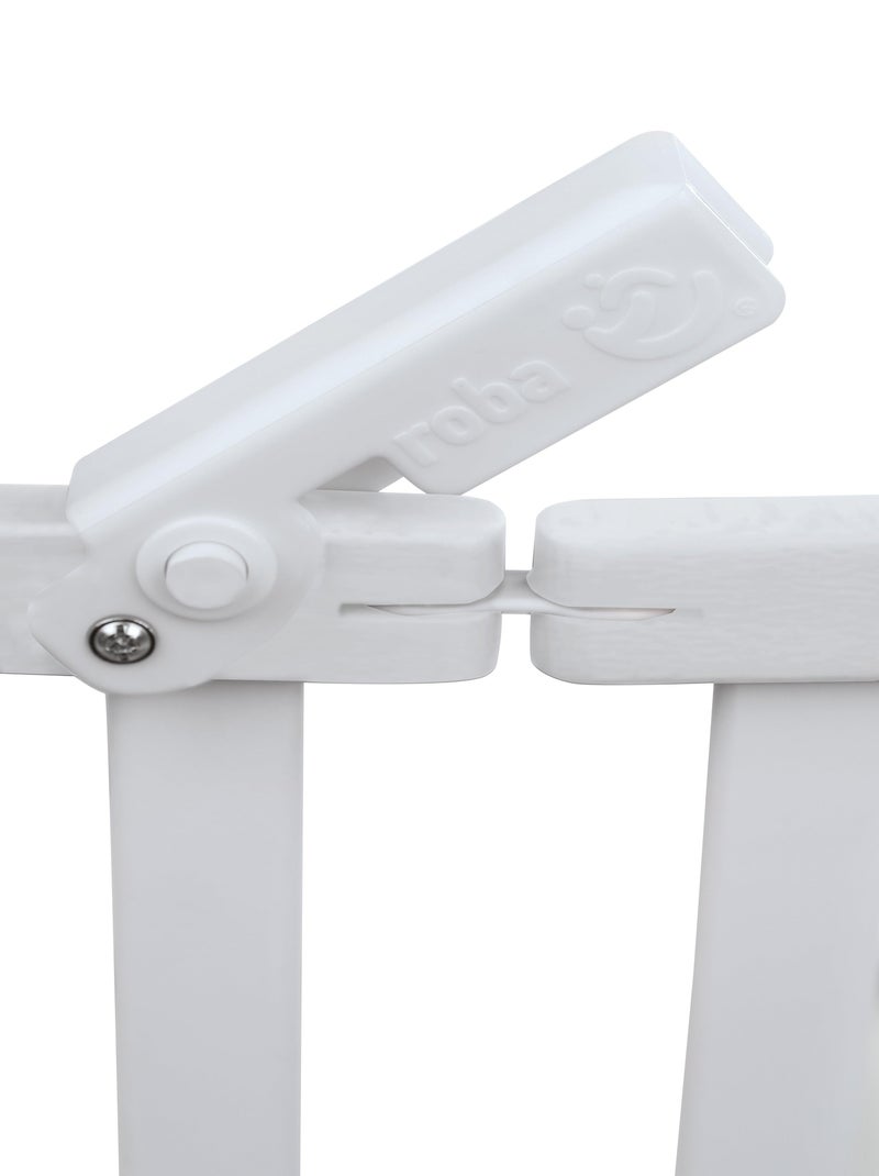 Lit bébé pliant 60 x 120 avec roulettes et hauteur réglable 'fold up' roba Blanc - Kiabi