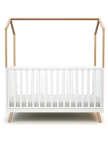 Lit cabane bébé évolutif en bois kasa