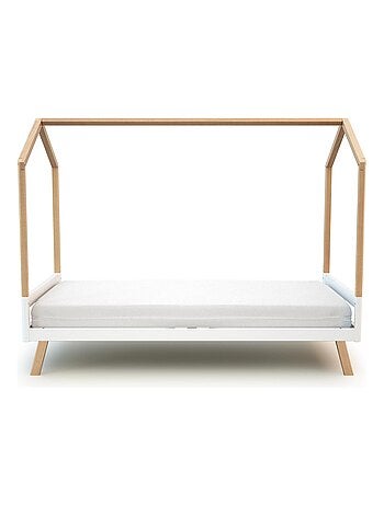 Lit cabane bébé évolutif en bois kasa
